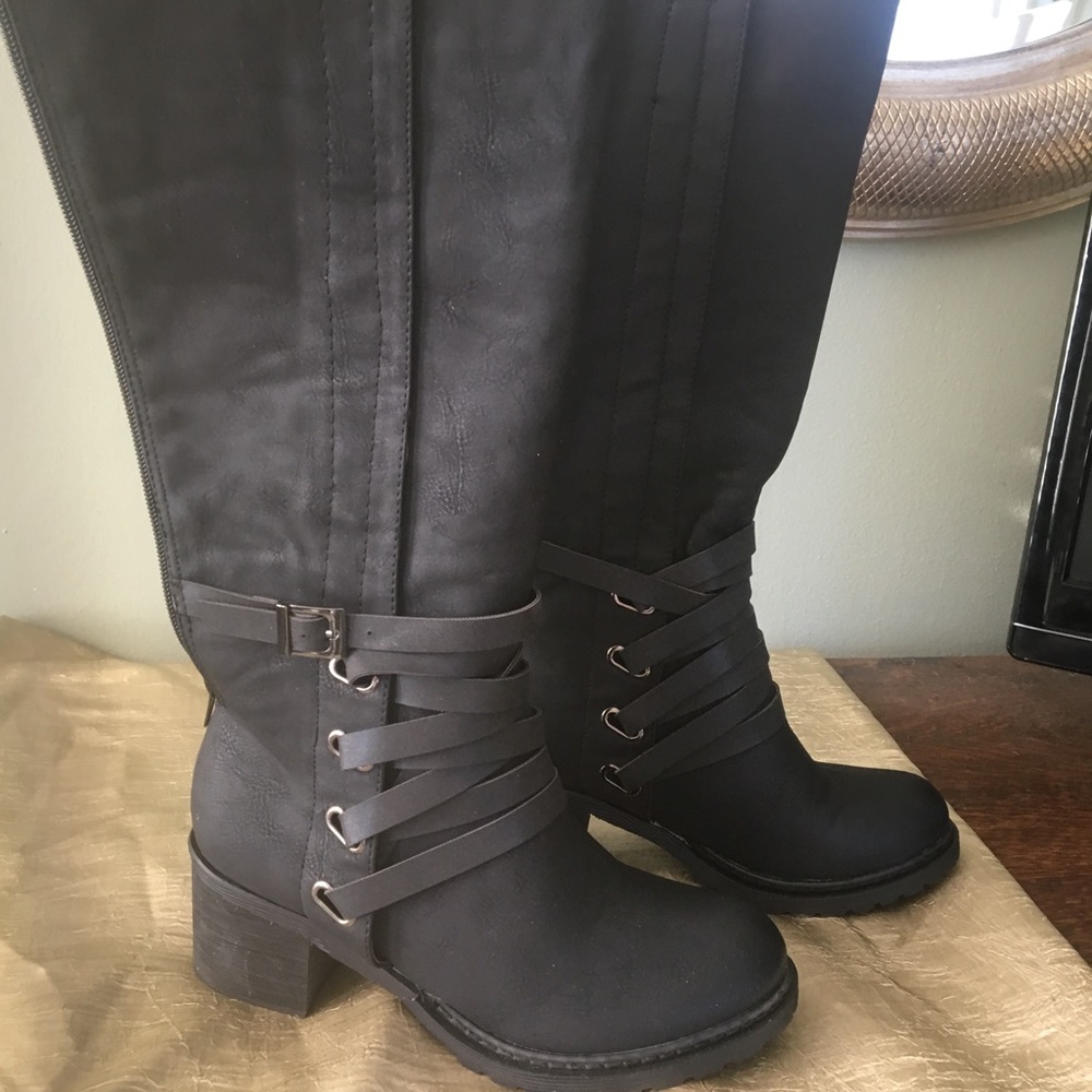 Knee high boots